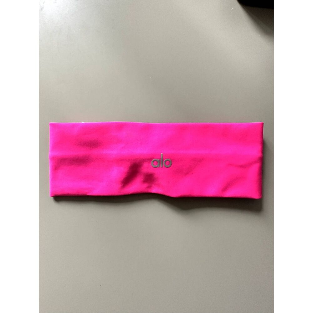 Alo Performance Conquer Headband - Pink - Never Worn